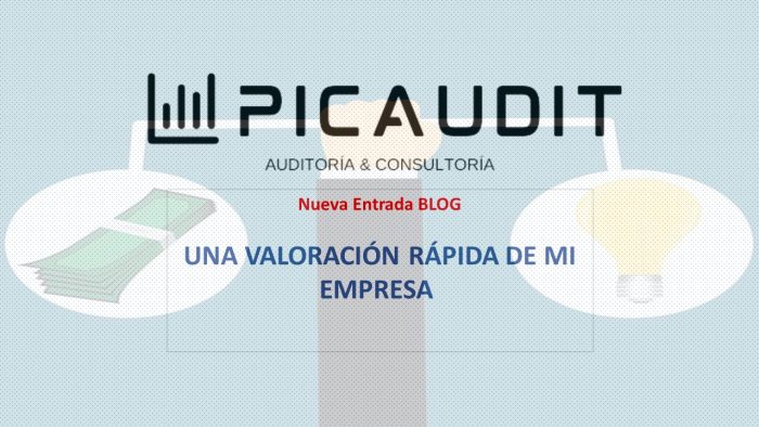 UNA VALORACIÓN RÁPIDA DE MI EMPRESA